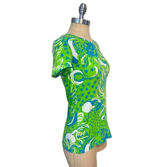Lilly Pulitzer Karrie Top in Roar of the Jungle Women's Small - Picture 2 of 5